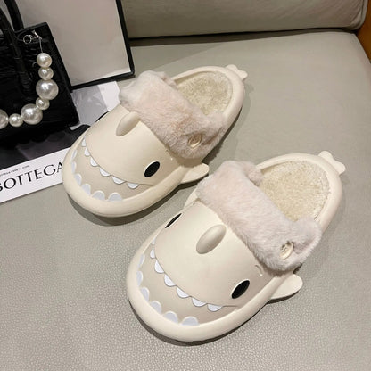 Shark Plysch Stofflor för kvinnor