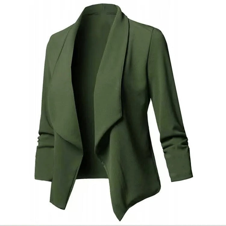 Överdimensionerad öppen blazer för kvinnor
