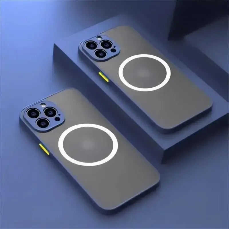 Magnetiskt Magsafe Matte fodral för iPhone