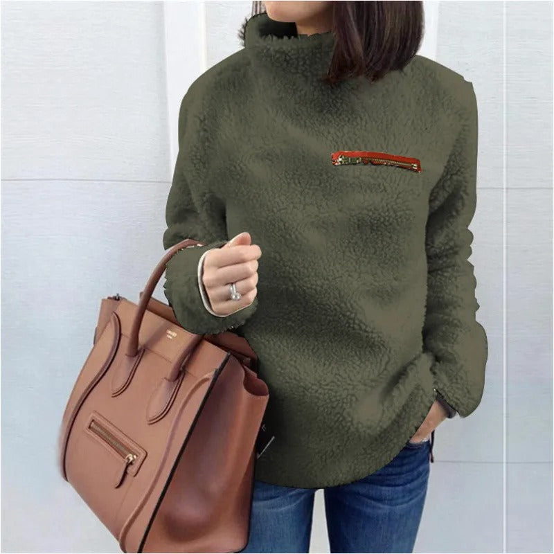 Supermjuk sköldpaddshalsad pullover