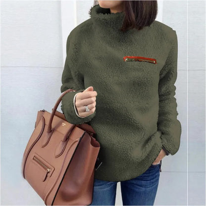 Supermjuk sköldpaddshalsad pullover