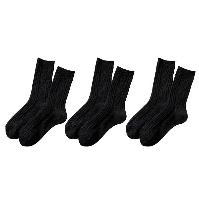 3 par/set Kashmir-ullstrumpor för kvinnor