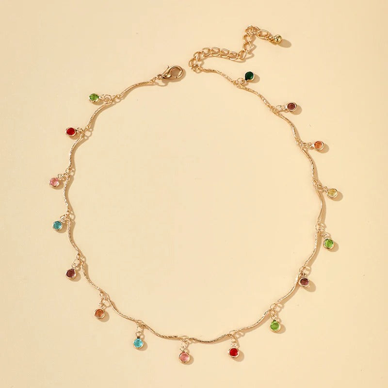 Godisfärg Kvinnors Halsband