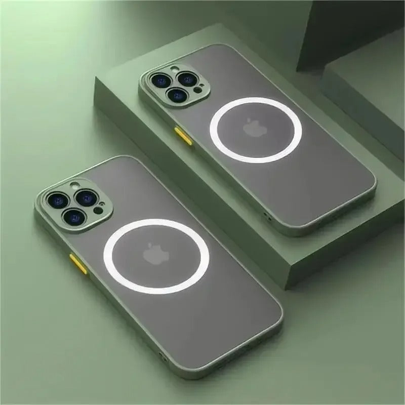 Magnetiskt Magsafe Matte fodral för iPhone