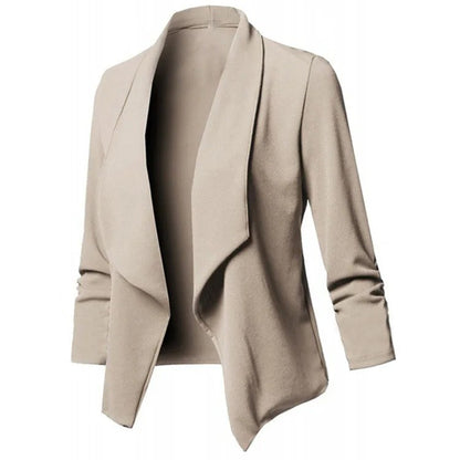 Överdimensionerad öppen blazer för kvinnor