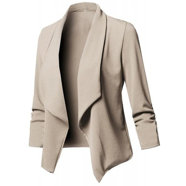 Överdimensionerad öppen blazer för kvinnor