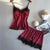 V-Neck Satin Sleepwear Set för kvinnor