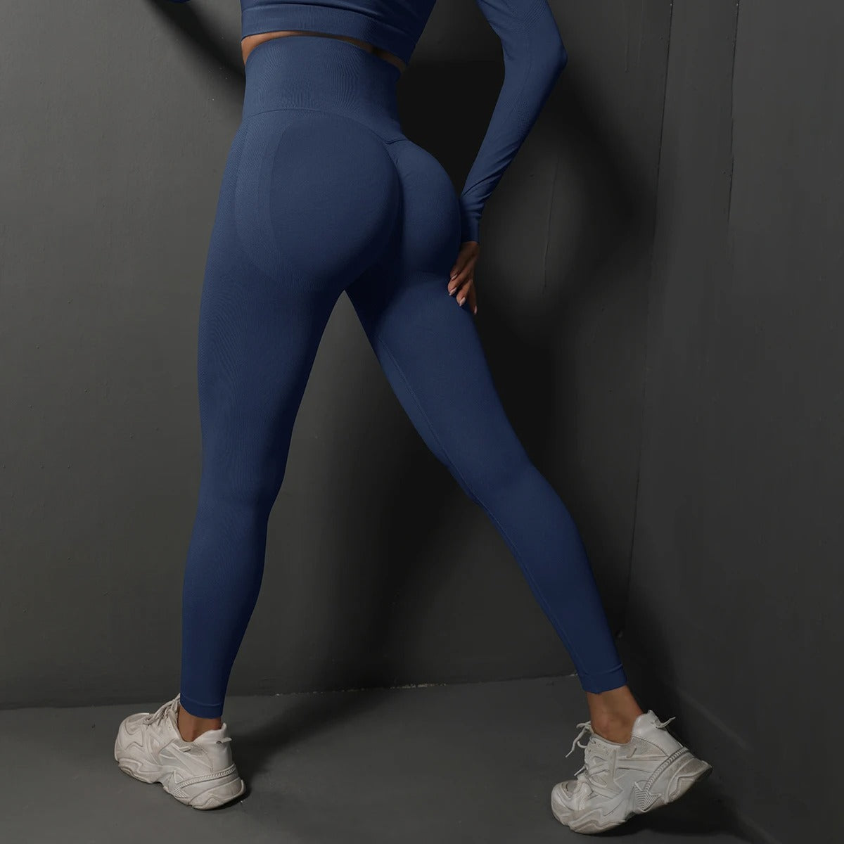 Sömlösa gymleggings för kvinnor