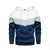 Patchwork Fleece Hoodie för män