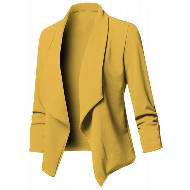 Överdimensionerad öppen blazer för kvinnor