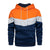 Patchwork Fleece Hoodie för män