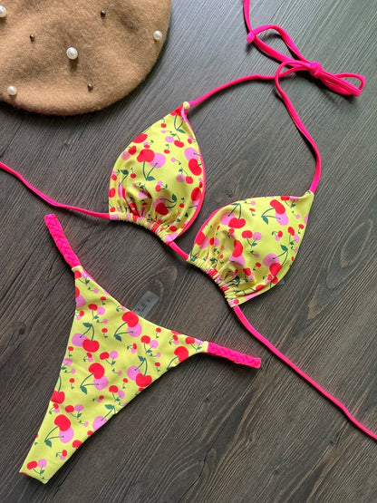 Bikiniset med hög midja för kvinnor