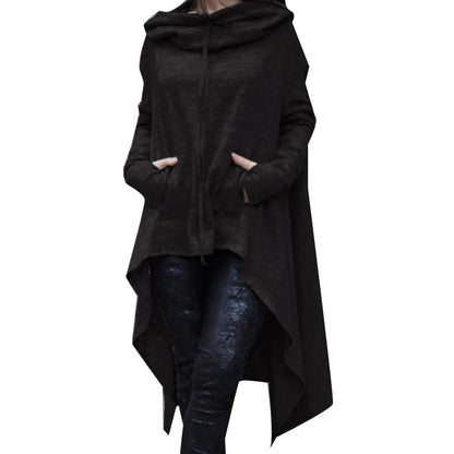 Kvinnors Asymmetrisk Hoodie