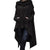 Kvinnors Asymmetrisk Hoodie