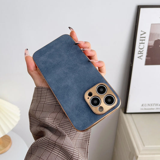 Läderstil fodral för Iphone