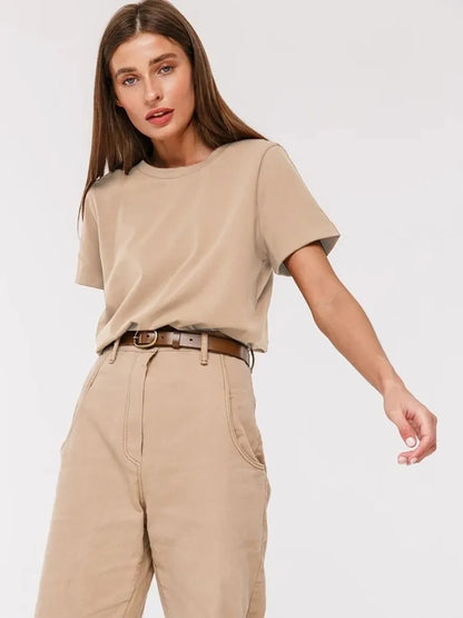 Basic T-shirt för kvinnor