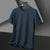 Våfflad T-shirt för män