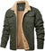 Variant image for Herr Vinterjacka Armygrön Sherpa-foder Vattenavvisande Robust Design-1