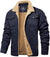 Variant image for Herr Vinterjacka Armygrön Sherpa-foder Vattenavvisande Robust Design-13