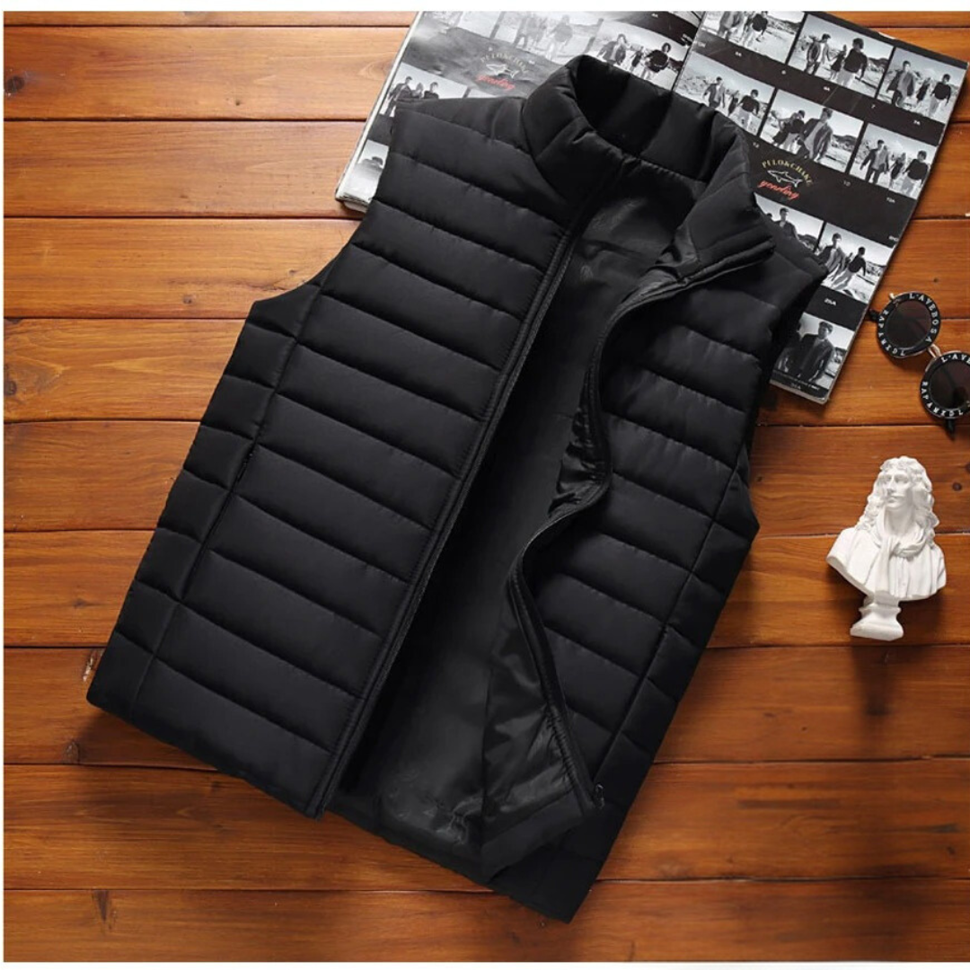 Ärmlös Bodywarmer-väst för män