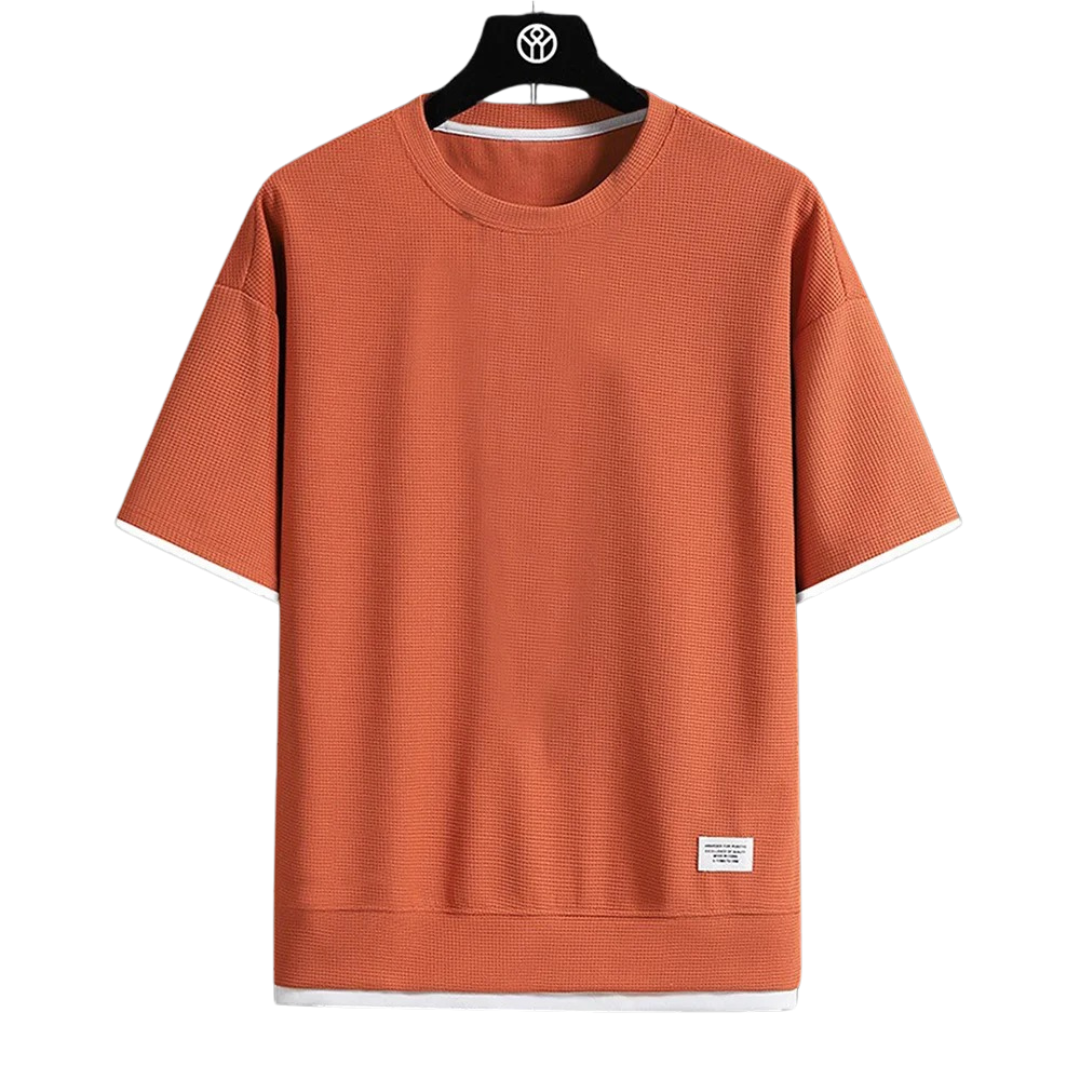 Premium våffel Tshirt för män