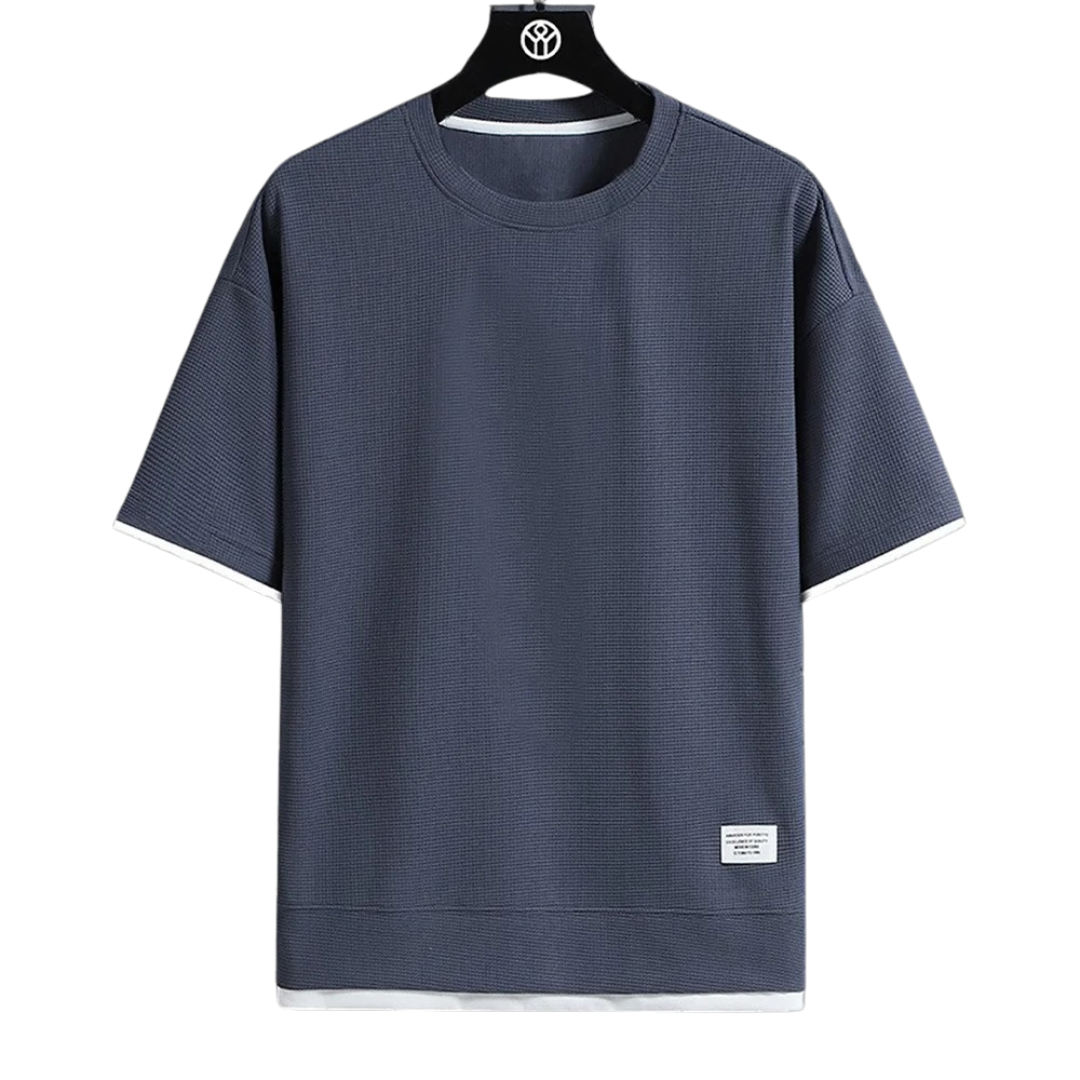 Premium våffel Tshirt för män