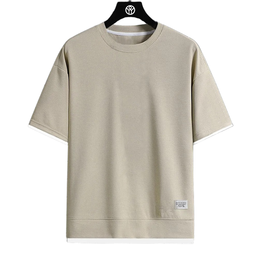Premium våffel Tshirt för män