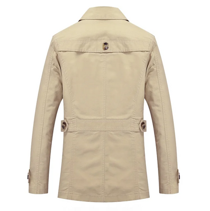 Windbreaker trenchcoat för män
