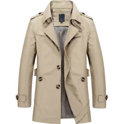 Windbreaker trenchcoat för män