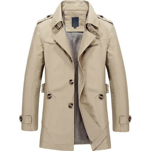 Windbreaker trenchcoat för män