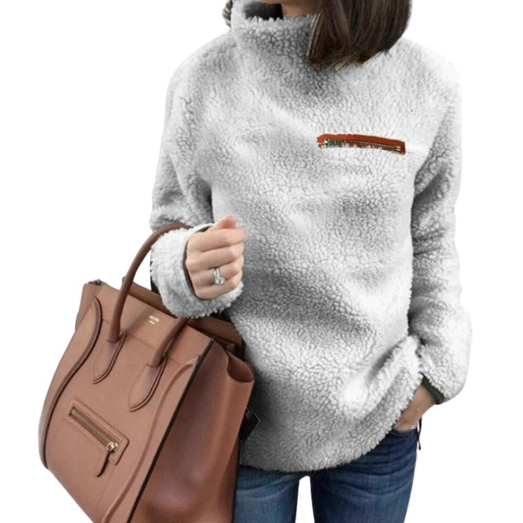 Supermjuk sköldpaddshalsad pullover