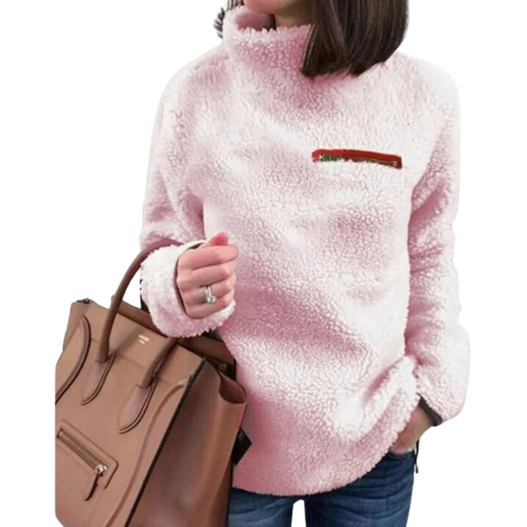 Supermjuk sköldpaddshalsad pullover