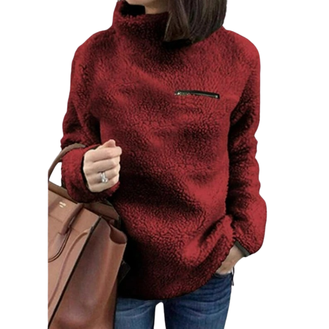 Supermjuk sköldpaddshalsad pullover