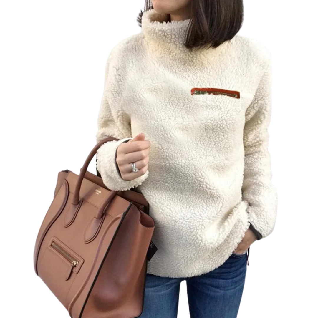 Supermjuk sköldpaddshalsad pullover