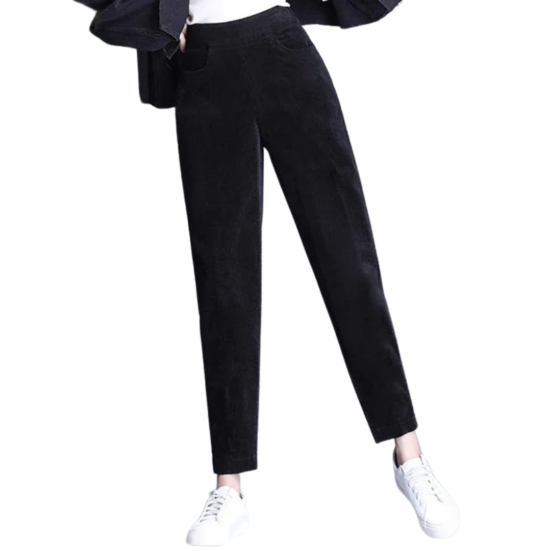 Varma manchesterbyxor för kvinnor