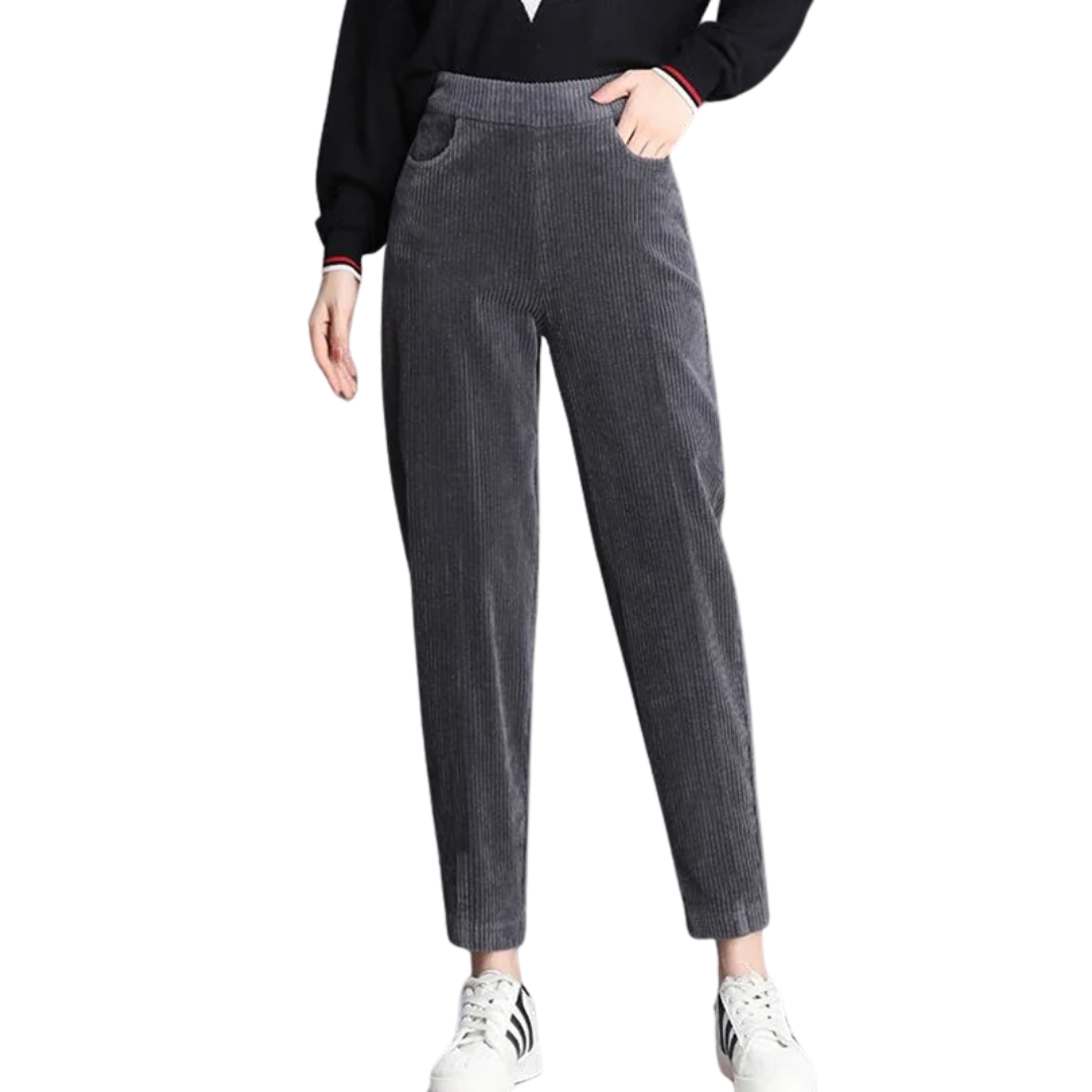 Varma manchesterbyxor för kvinnor