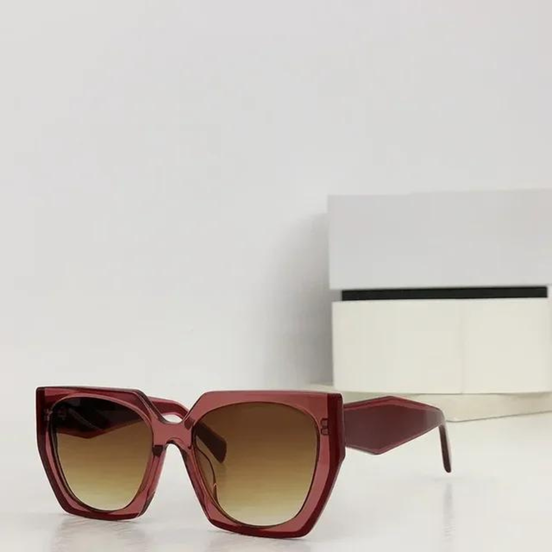 Kattöga Runda Solglasögon