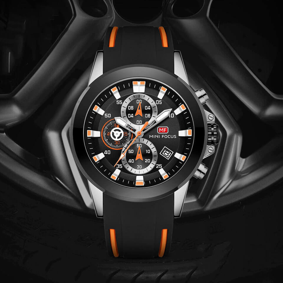 Sport kronograf klocka