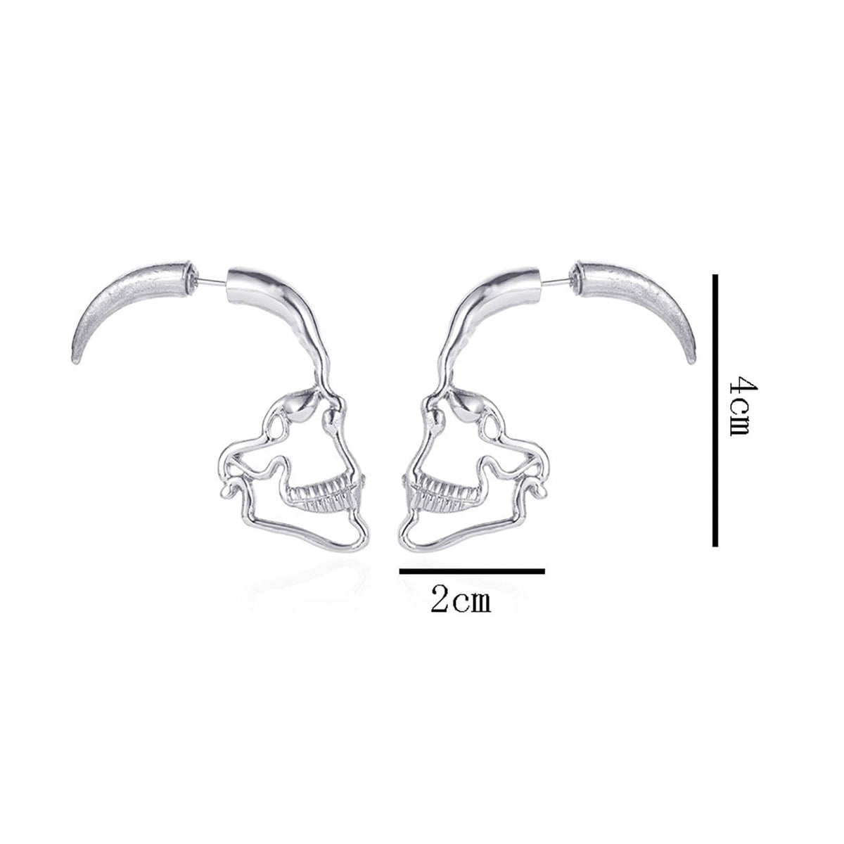 Hollow Skull örhängen