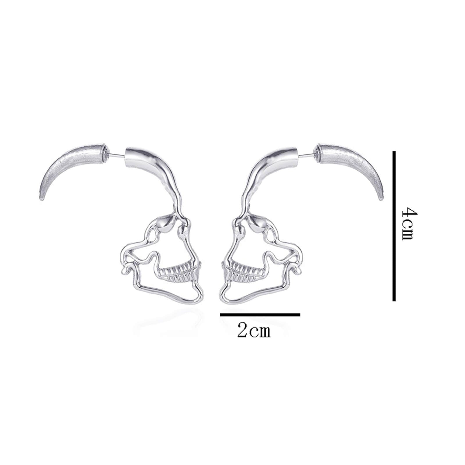 Hollow Skull örhängen