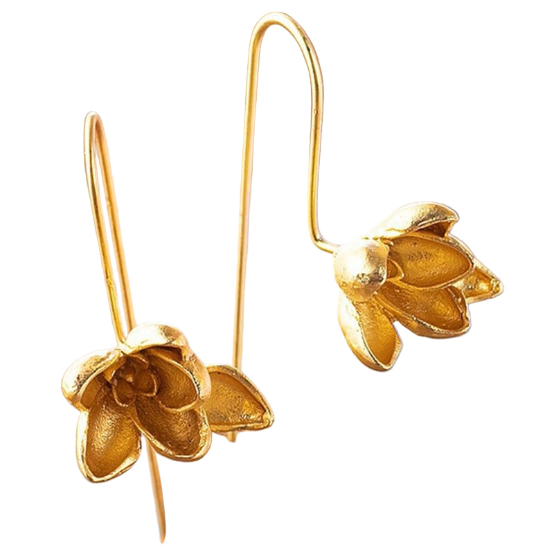 Magnolia blomma dinglar örhänge