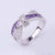Criss Cross kristall ring