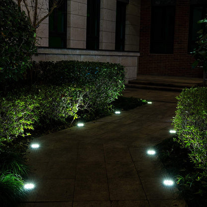 LED solcellsdrivna diskljus