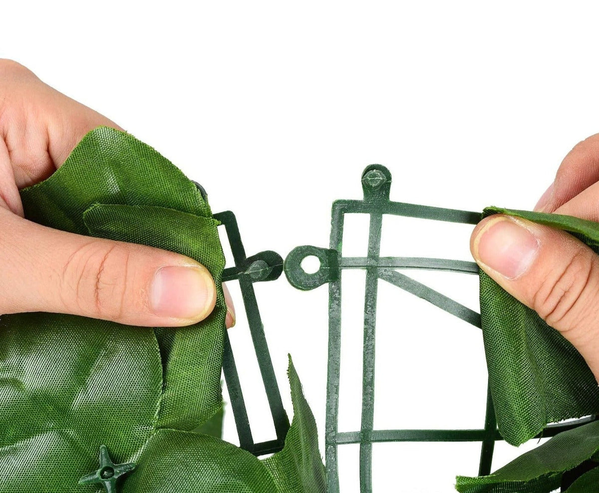 Konstgjord Växt Löv Staket