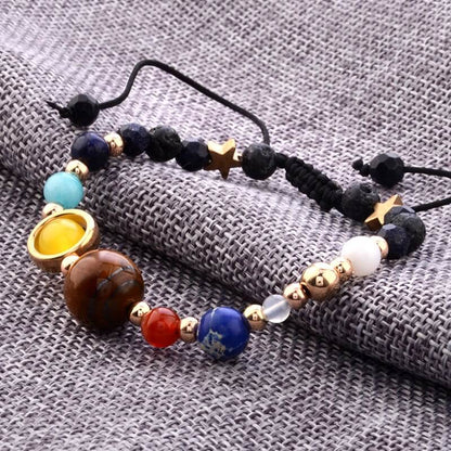 Armband med solsystem