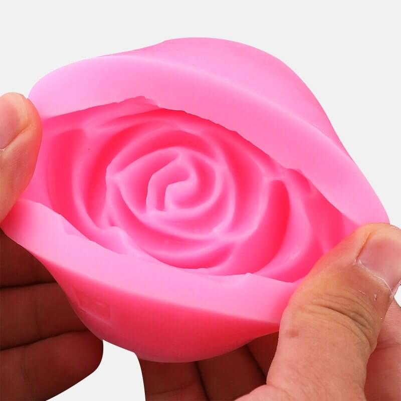Rose silikon mögel