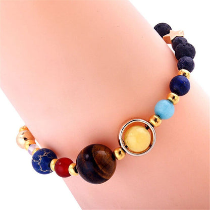 Armband med solsystem