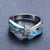 Criss Cross kristall ring