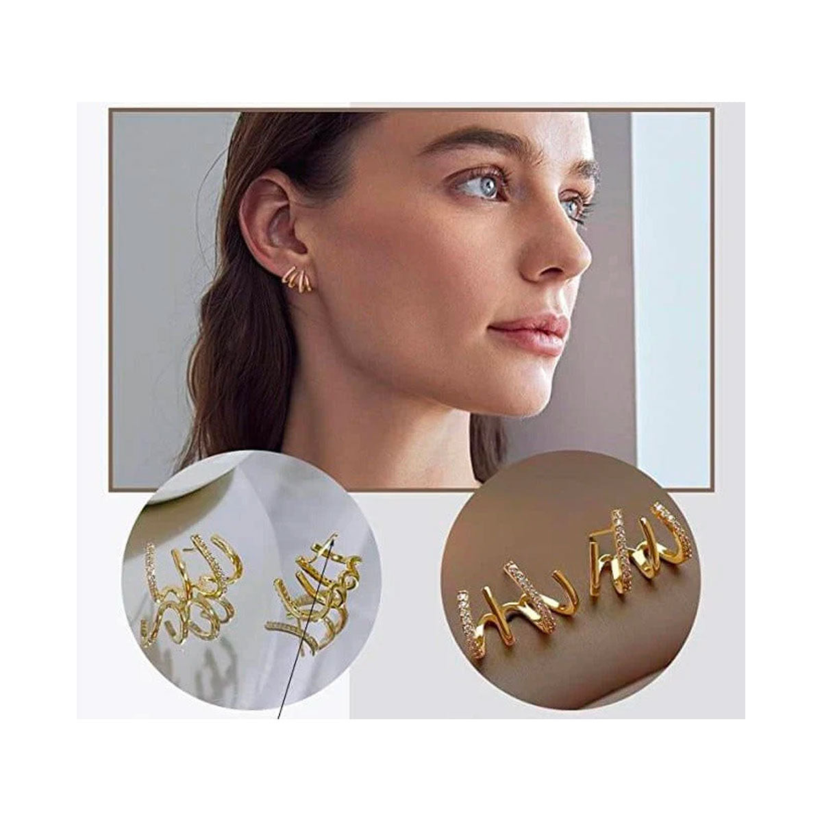 Fyra klor örhängen