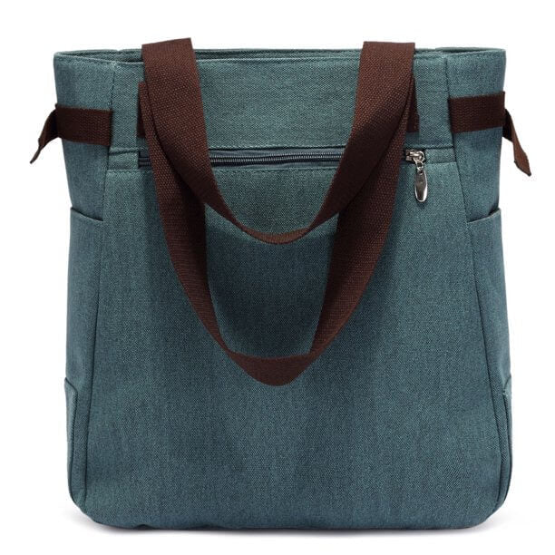 Katt broderi Canvas väska